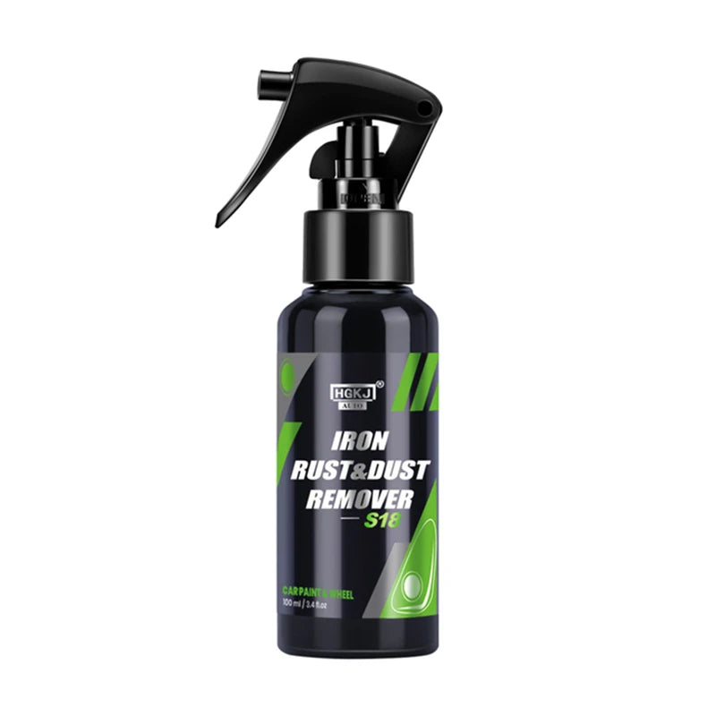 HGKJ Car Paint & Wheel Iron Particles Powder Cleaning Super Rust Dust Remover Spray Metal Surface Defender Auto Rim Cleaner