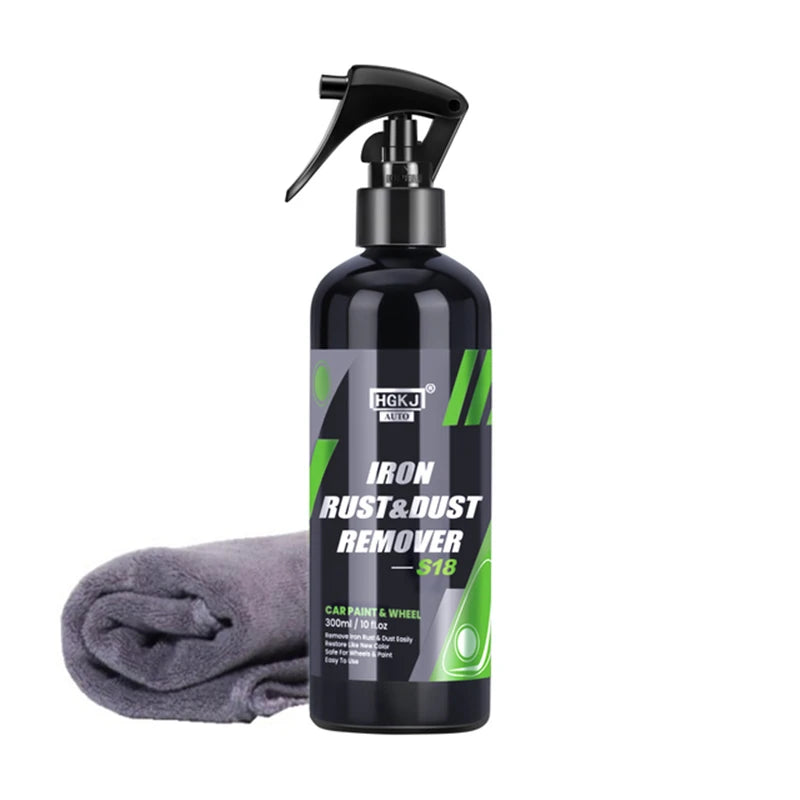 HGKJ Car Paint & Wheel Iron Particles Powder Cleaning Super Rust Dust Remover Spray Metal Surface Defender Auto Rim Cleaner