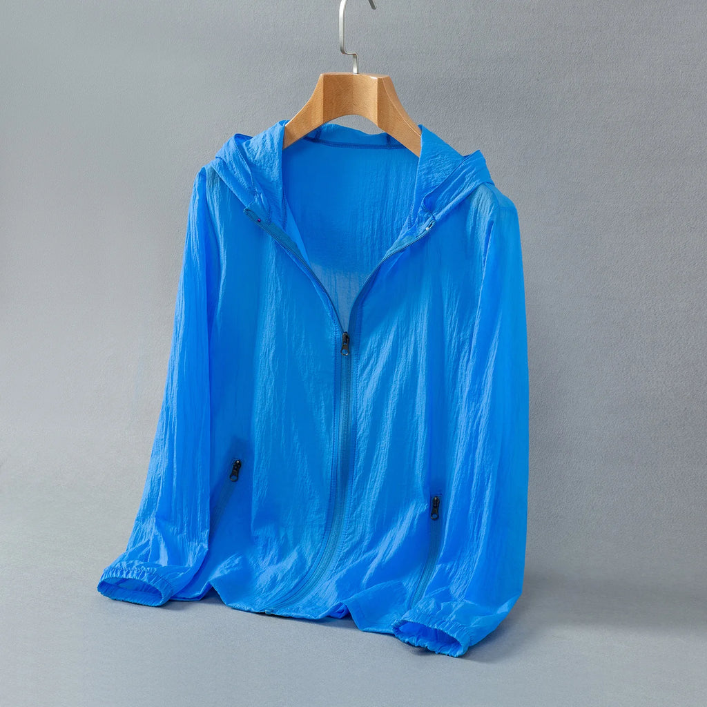 Sun Protection Jacket for Men and Women Summer Sports Breathable UV Protection Hooded Skin Clothing Outdoor Sunscreen Clothing