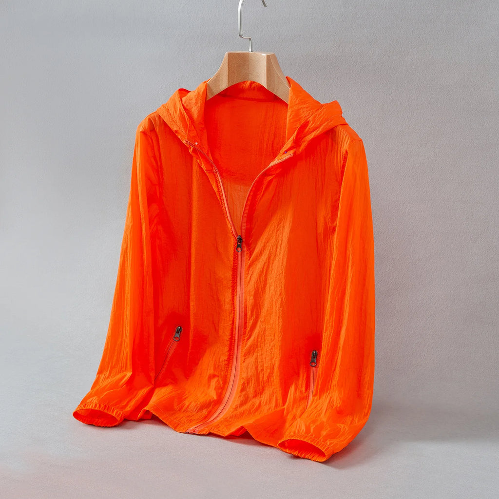 Sun Protection Jacket for Men and Women Summer Sports Breathable UV Protection Hooded Skin Clothing Outdoor Sunscreen Clothing
