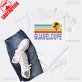 Guadeloupe Graphic Printed Holidays T-Shirt Summer Casual Fashion Loose Family Vacation Women Tshirt Hip Hop Punk Man Clothing