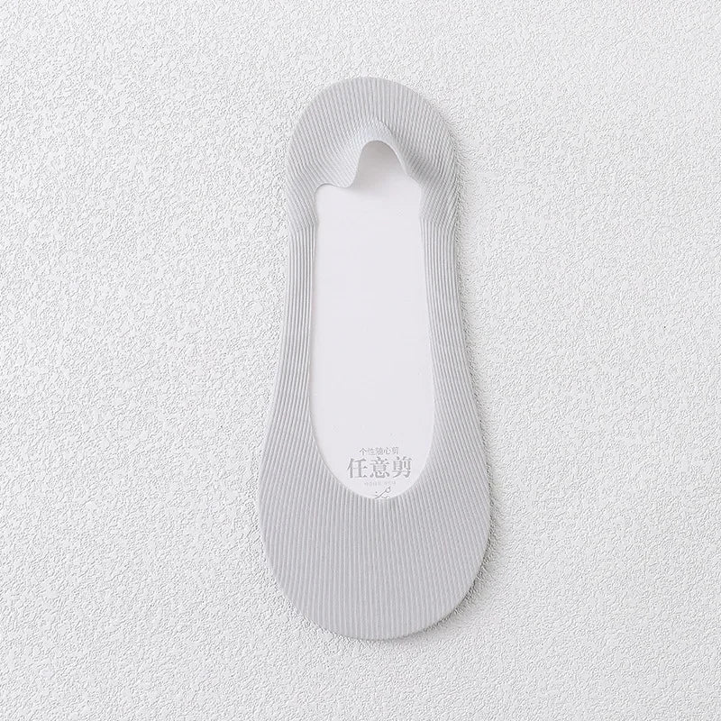 Women's Socks Summer Cotton Thin Ship's Socks Shallow Mouth Solid Color Stockings Match High-Heeled Shoes Hot Day Must Wear