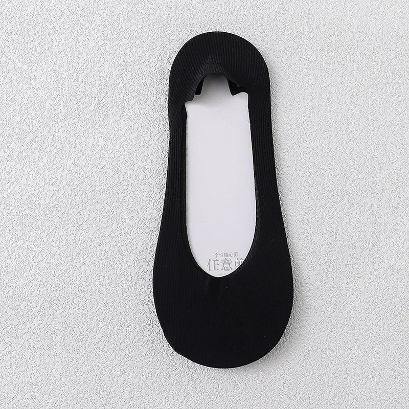 Women's Socks Summer Cotton Thin Ship's Socks Shallow Mouth Solid Color Stockings Match High-Heeled Shoes Hot Day Must Wear