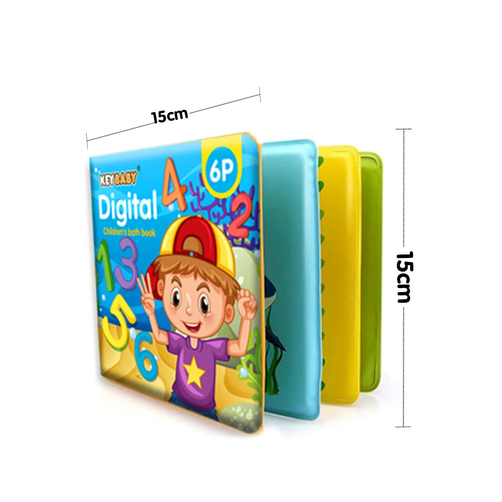 Baby Bath Book Cognitive Early Education Books Unbreakable Children's Enlightenment Object Recognition Educational ToyStory Gift