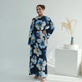 Muslim Dress for Women Flower Print  Party Abaya Dresses Arab Long Robe Morocco Dubai Kaftan Vestidos Jalabiya Ramadan Eid 2026