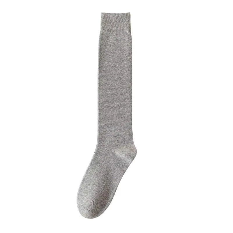 Men Cotton Socks Fashion Breathable Comfortable Casual Sock Solid Color High Quality Soft Male Sweat