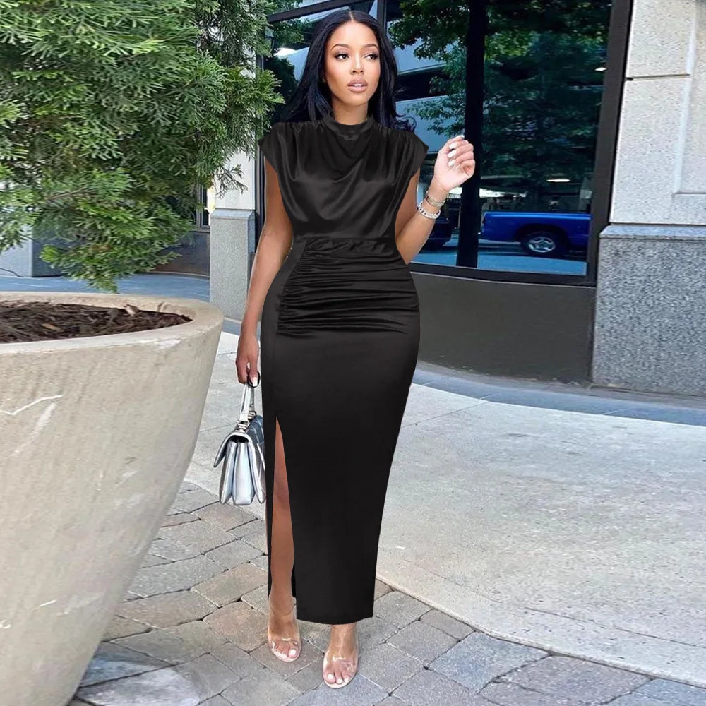women's casual dresses draped fashion Woman clothes long wedding summer prom female evening dresses elegant party dresses hxy306