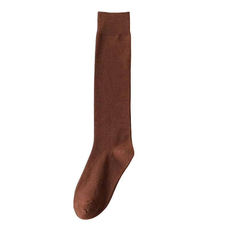 Men Cotton Socks Fashion Breathable Comfortable Casual Sock Solid Color High Quality Soft Male Sweat