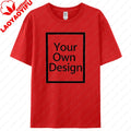 Custom T-shirt Customized Print T Shirt Men Women Personalized Tops Tees DIY Your Like Photo design Cotton shirt Men Clothing
