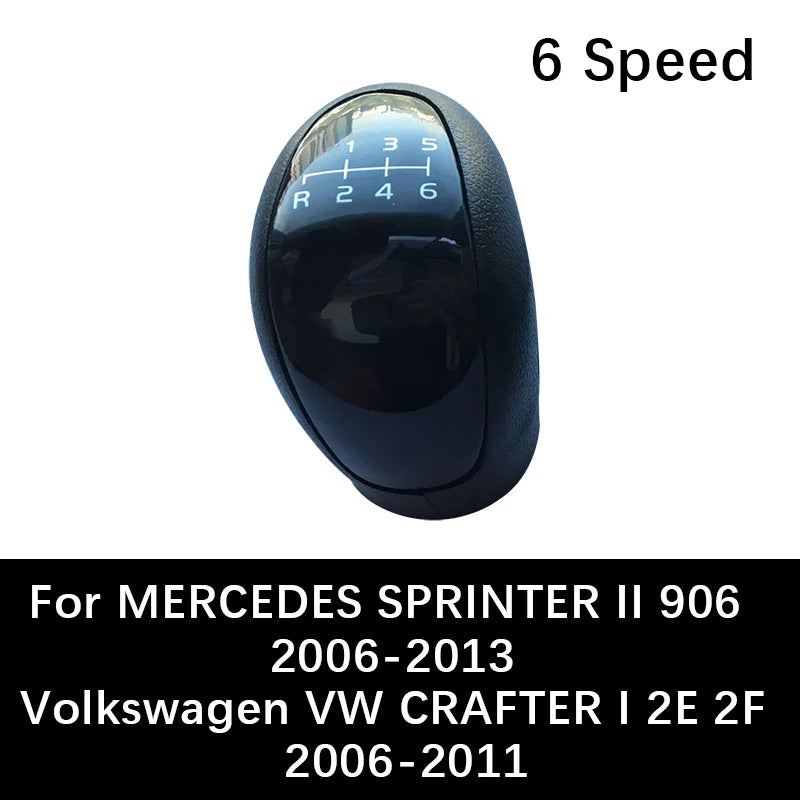 6 Speed Car Shift Knob For Volkswagen VW CRAFTER Mercedes Benz SPRINTER Manual Lever Gear Shift Knob Auto Car Assessories